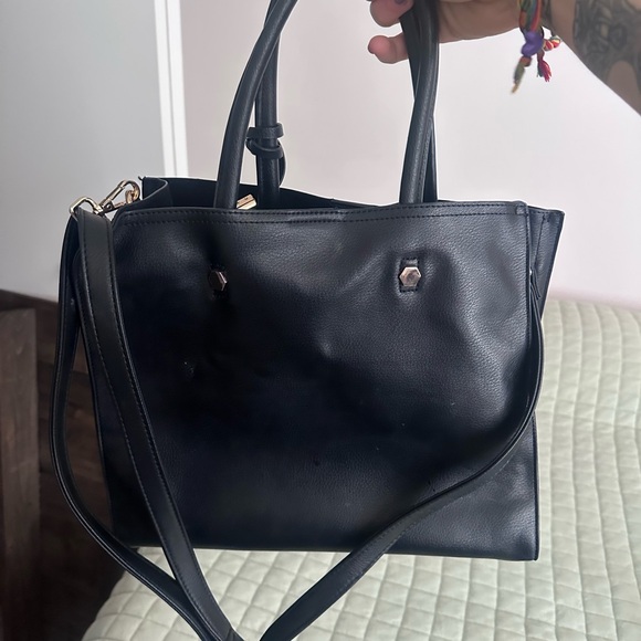 Black Purse with Strap - Picture 3 of 3